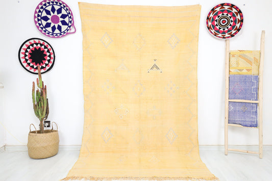 Zahia Cactus silk rug 5'7"x4'7" - Street-Wave