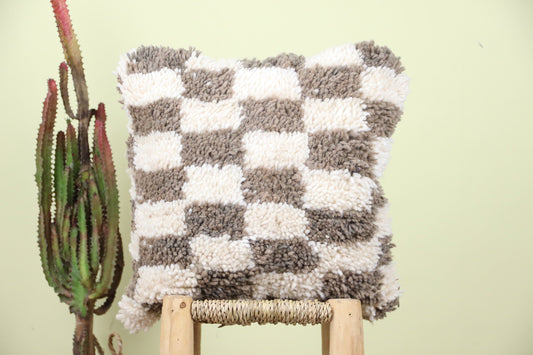 Oumerri Checkered Pillow - Street-Wave