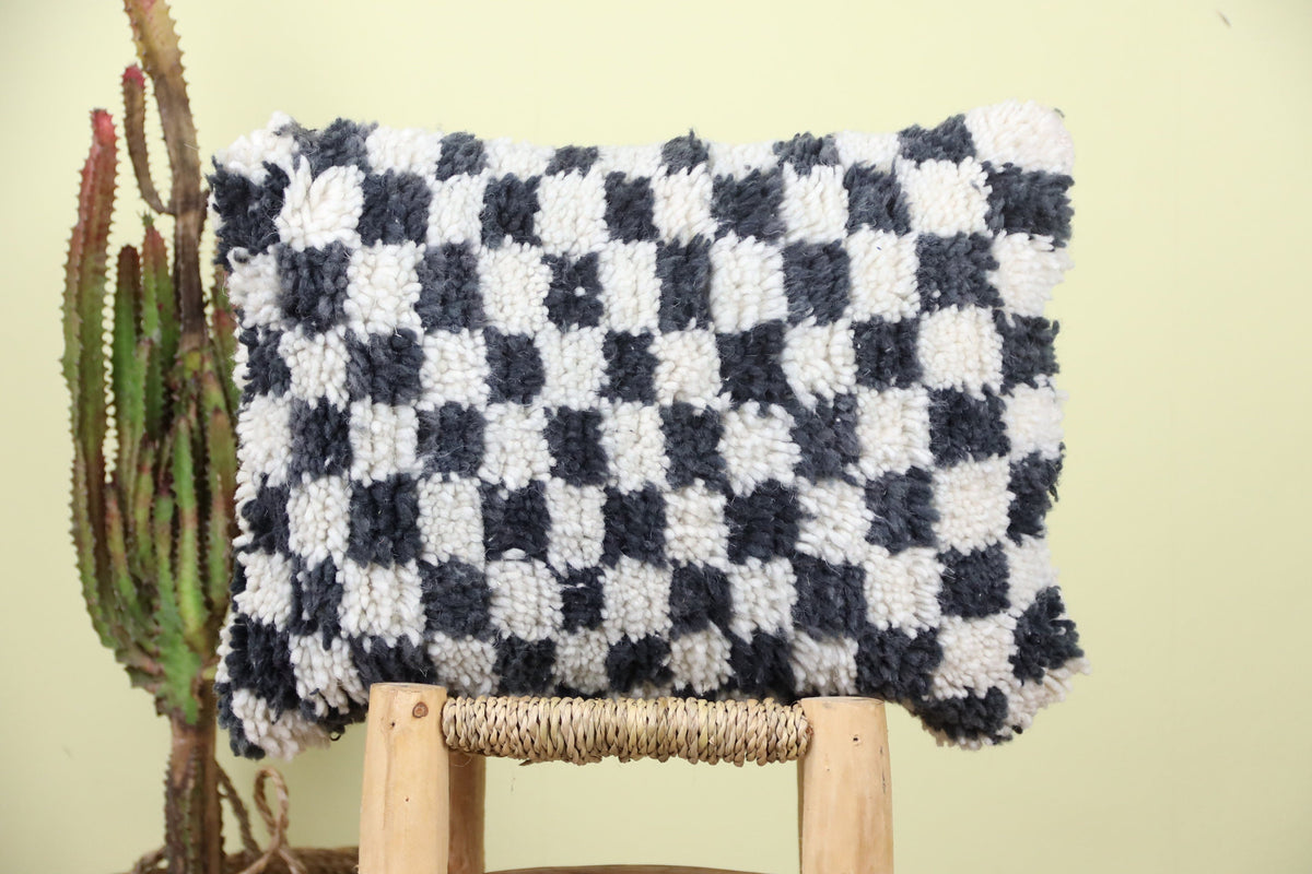 Wissem Checkered Pillow - Street-Wave