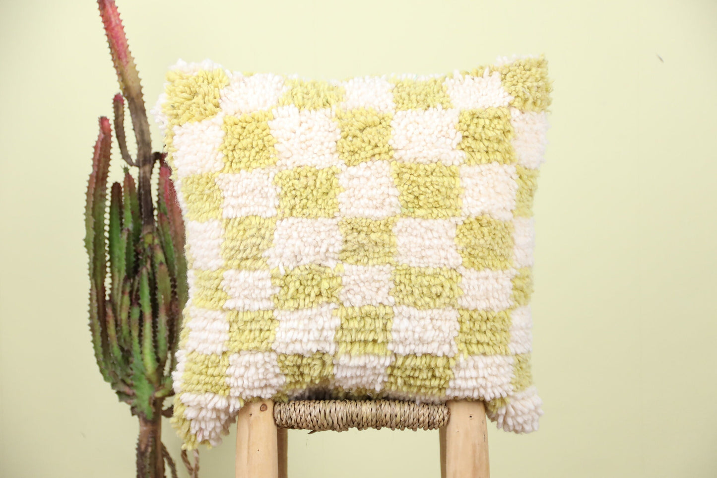 Ilan Checkered Pillow - Street-Wave