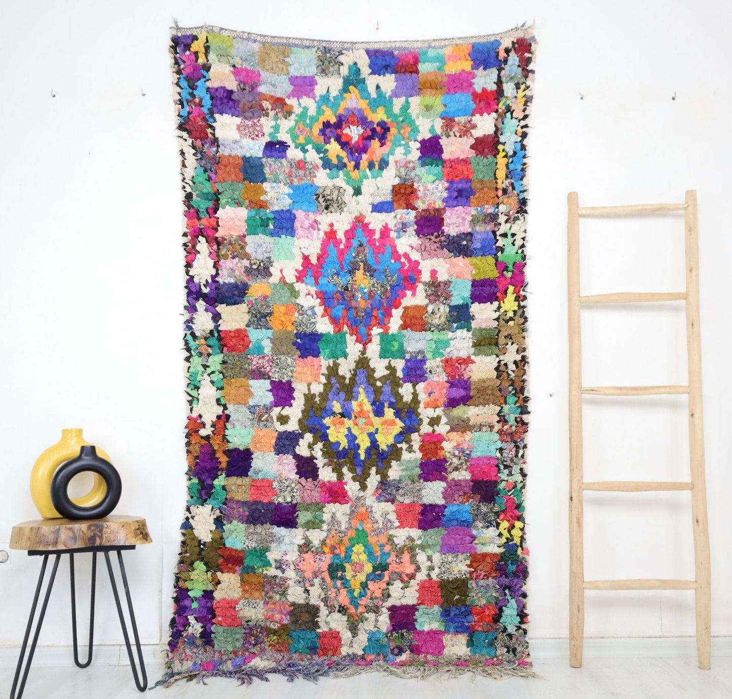 Yebrahim  Moroccan Rug 3'7" x 6'9" - Street-Wave
