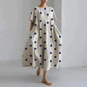 Dress with flora print