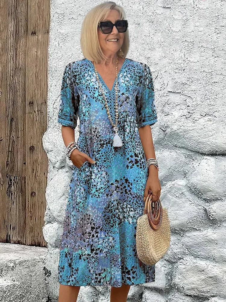 Women's V-Neck Dress