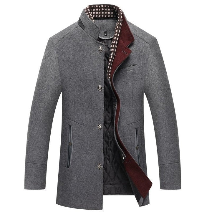 Street-Wave Men's Coat With Structured Warmth And Quilted Lining Outerwear For Cold Weather
