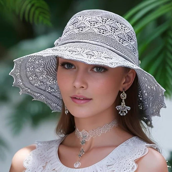 Street-Wave Wide-Brim Sun Hat - All Day UV Protection With Elegant Summer Shade Everyday Comfort