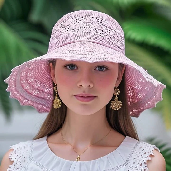 Street-Wave Wide-Brim Sun Hat - All Day UV Protection With Elegant Summer Shade Everyday Comfort