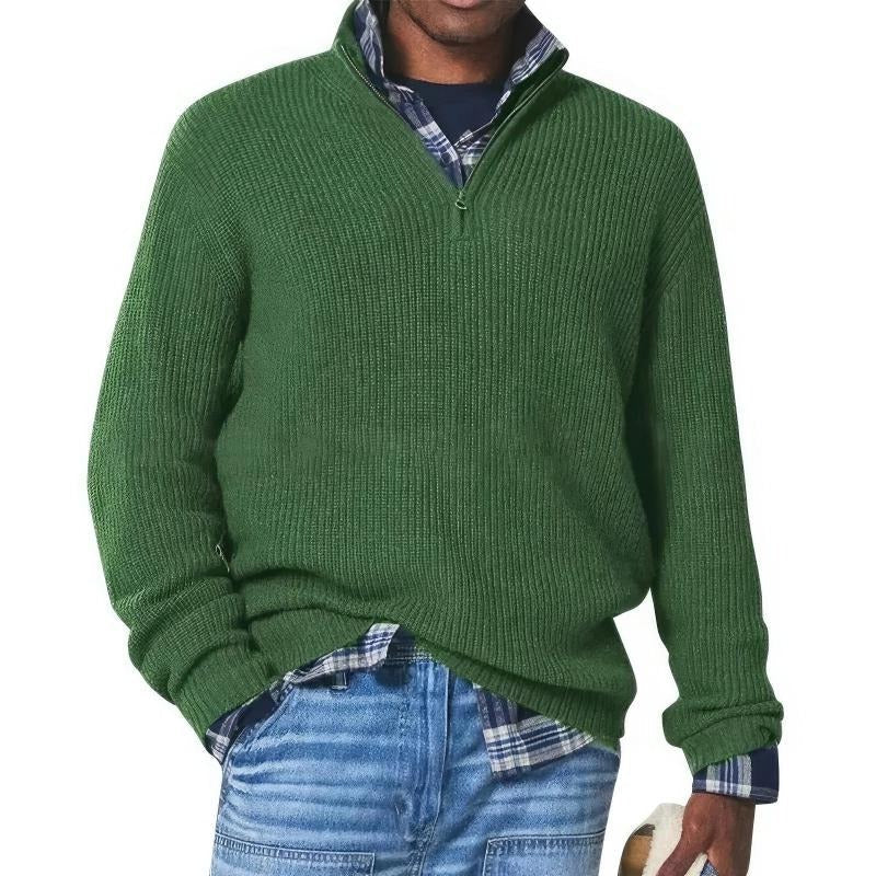 Street-Wave Men's Everyday Sweater Warmth And Classic Style With Soft Cozy Texture