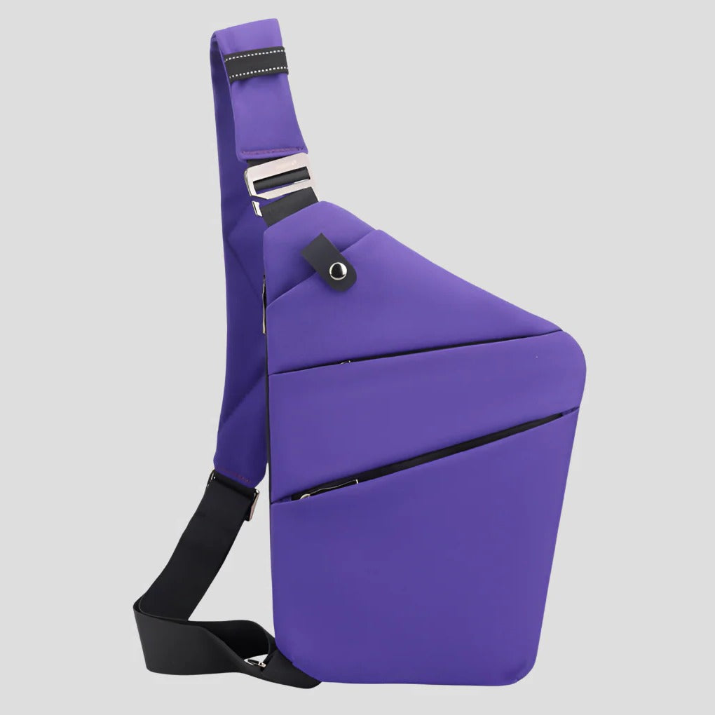 Street-Wave Waterproof Anti Theft Shoulder Bag Water Resistant Exterior and Secure Storage for Daily Travel