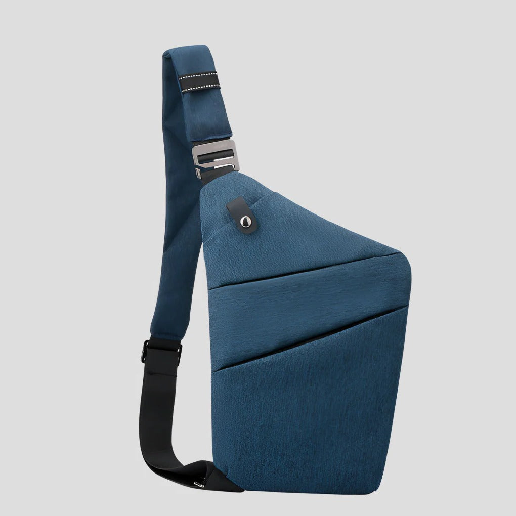 Street-Wave Waterproof Anti Theft Shoulder Bag Water Resistant Exterior and Secure Storage for Daily Travel