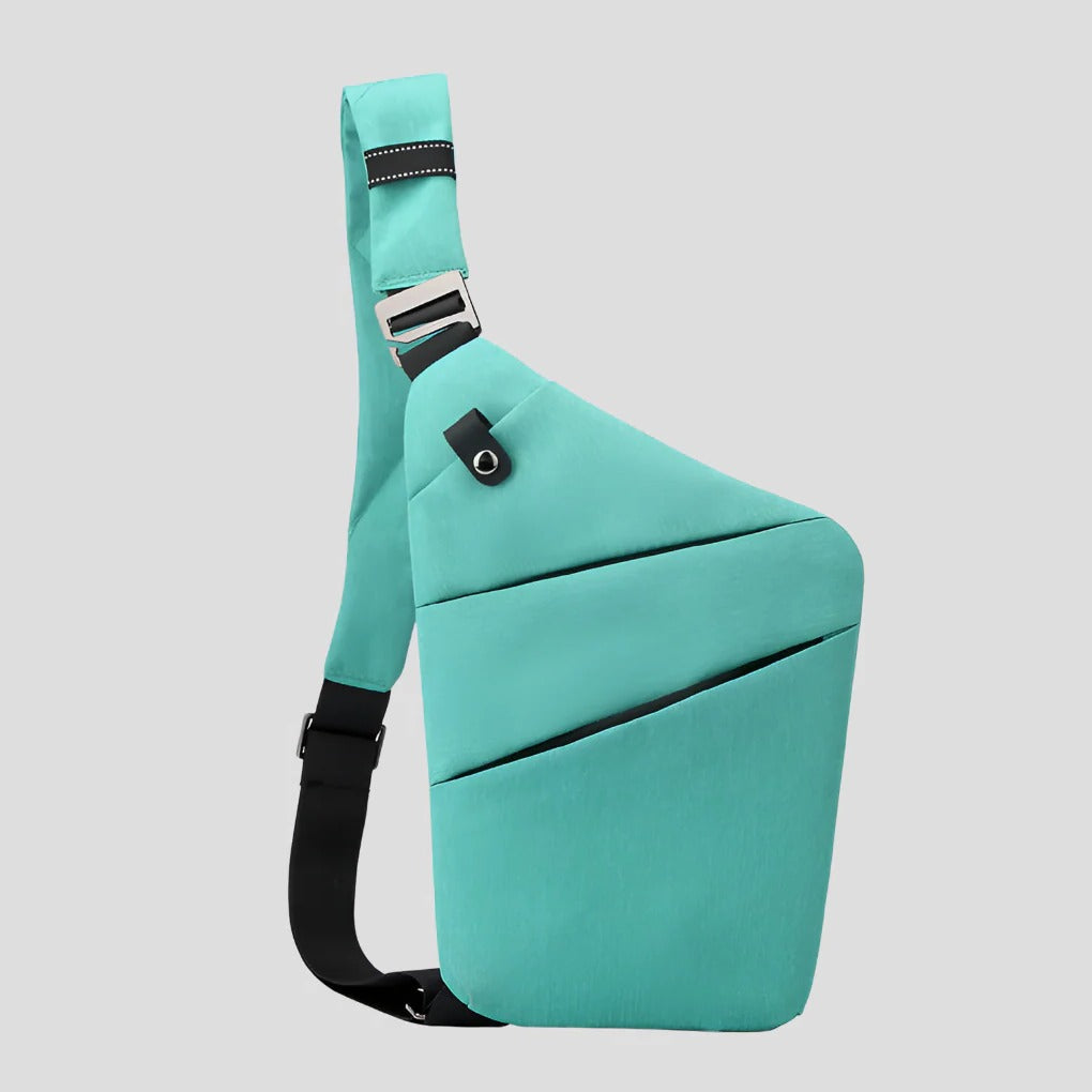 Street-Wave Waterproof Anti Theft Shoulder Bag Water Resistant Exterior and Secure Storage for Daily Travel
