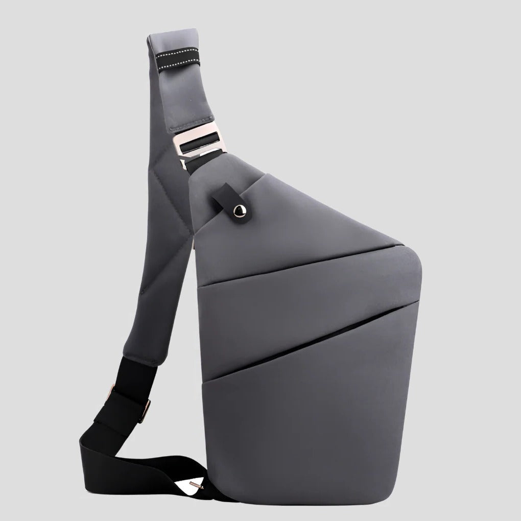 Street-Wave Waterproof Anti Theft Shoulder Bag Water Resistant Exterior and Secure Storage for Daily Travel