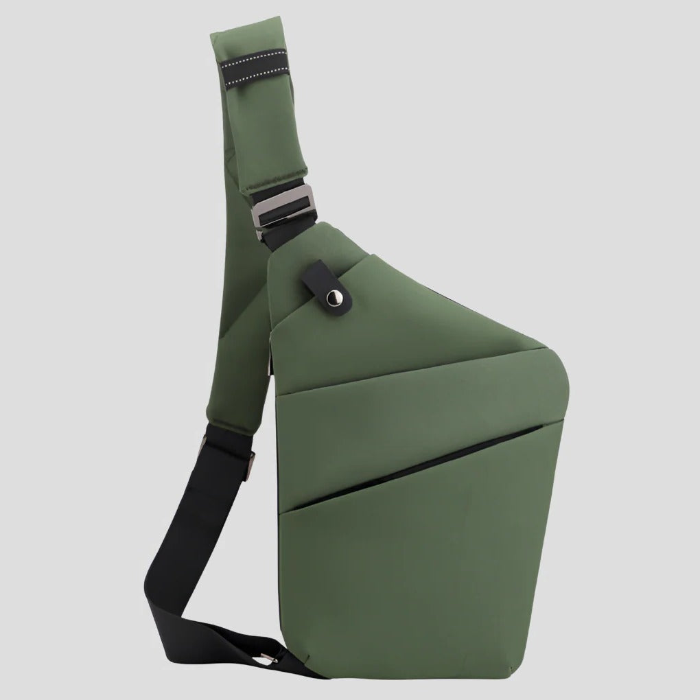 Street-Wave Waterproof Anti Theft Shoulder Bag Water Resistant Exterior and Secure Storage for Daily Travel
