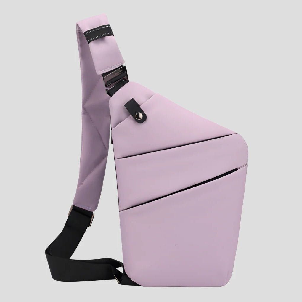 Street-Wave Waterproof Anti Theft Shoulder Bag Water Resistant Exterior and Secure Storage for Daily Travel