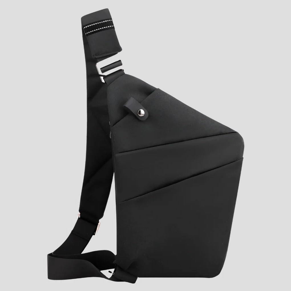 Street-Wave Waterproof Anti Theft Shoulder Bag Water Resistant Exterior and Secure Storage for Daily Travel