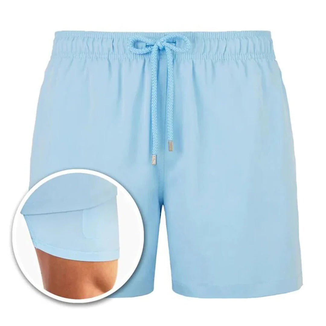 Street-Wave Men's Quick-Dry Swim Shorts With Modern Fit For Swimming Beach And Poolside Use