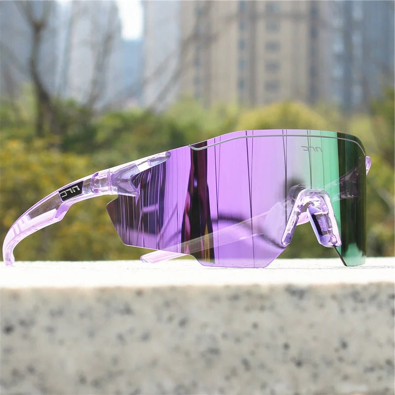 Street-Wave Polarized Sports Sunglasses Lightweight Frame For Cycling Running And Outdoor Activities UV Protection
