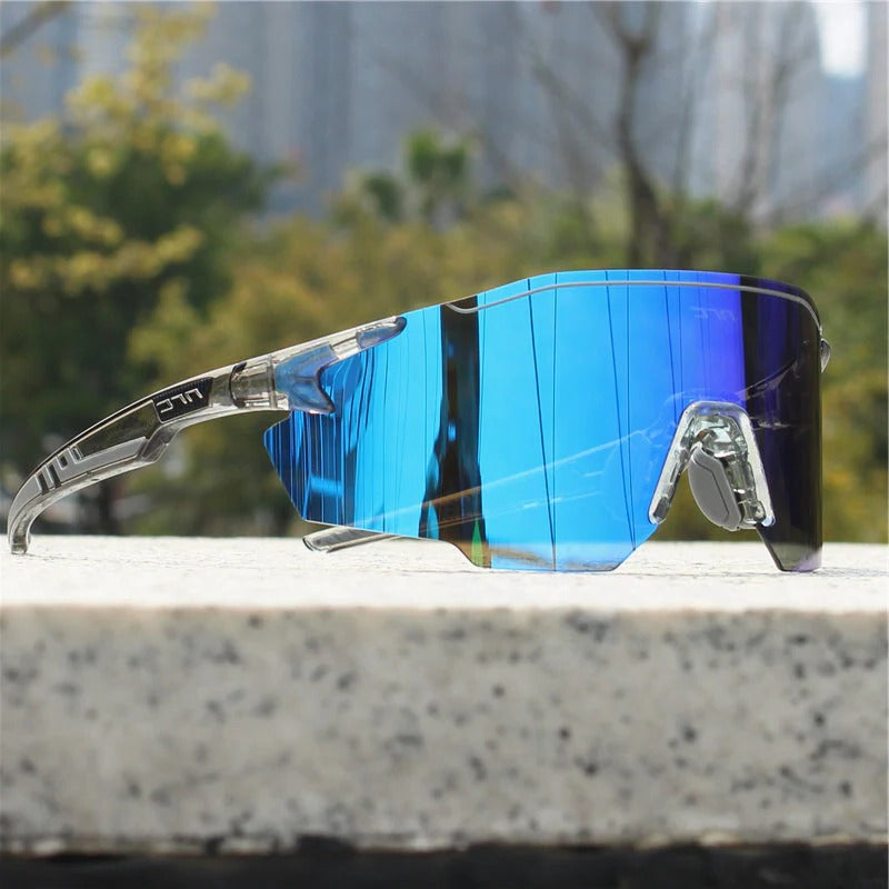 Street-Wave Polarized Sports Sunglasses Lightweight Frame For Cycling Running And Outdoor Activities UV Protection