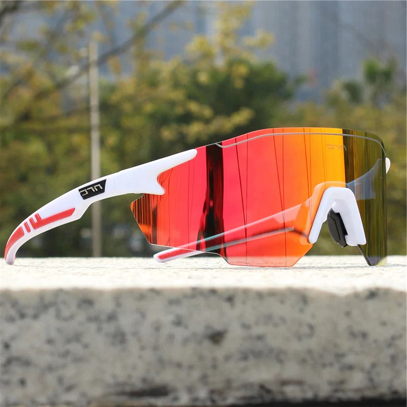 Street-Wave Polarized Sports Sunglasses Lightweight Frame For Cycling Running And Outdoor Activities UV Protection
