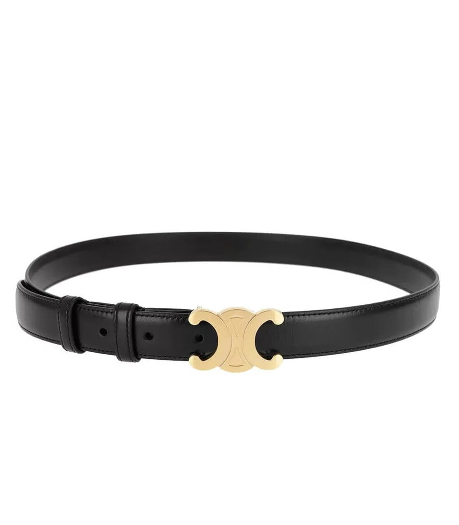 Belt with Gold Buckle