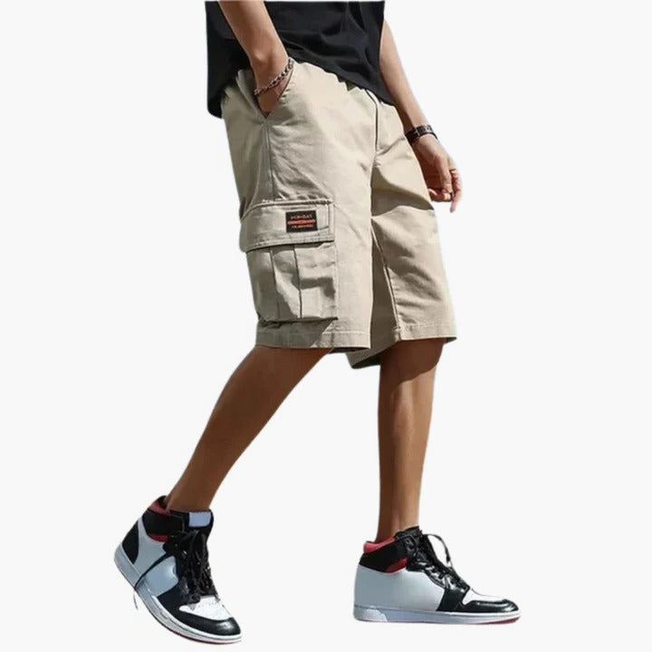 Men's Cargo Shorts With Multiple Pockets For Everyday Casual Travel And Outdoor Activities