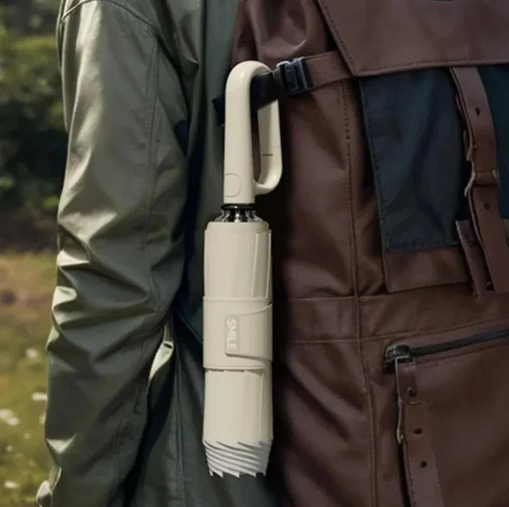 Street-Wave Stormproof Wind-Resistant Umbrella - Reflective Trim For Maximum Rain And Wind Protection
