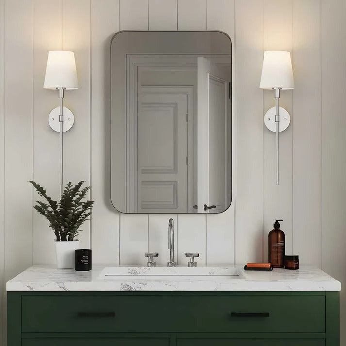 Wall Light with Fabric Shade