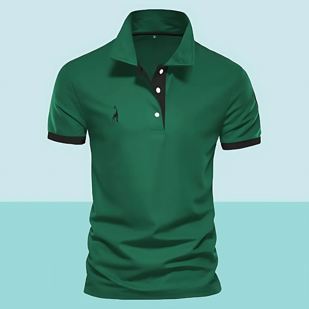 Street-Wave Mens Polo Shirt Classic Casual Design With Structured Collar For Everyday Wear