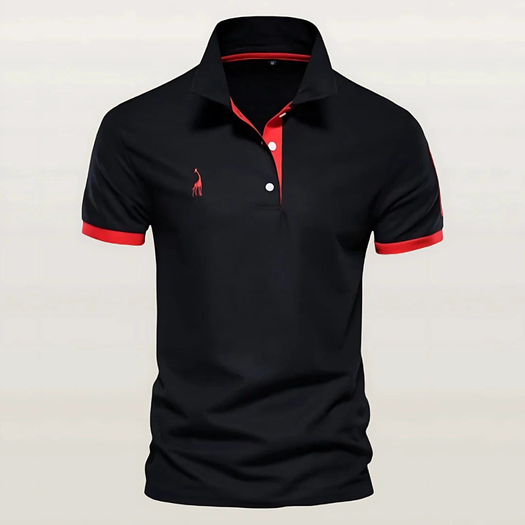 Street-Wave Mens Polo Shirt Classic Casual Design With Structured Collar For Everyday Wear