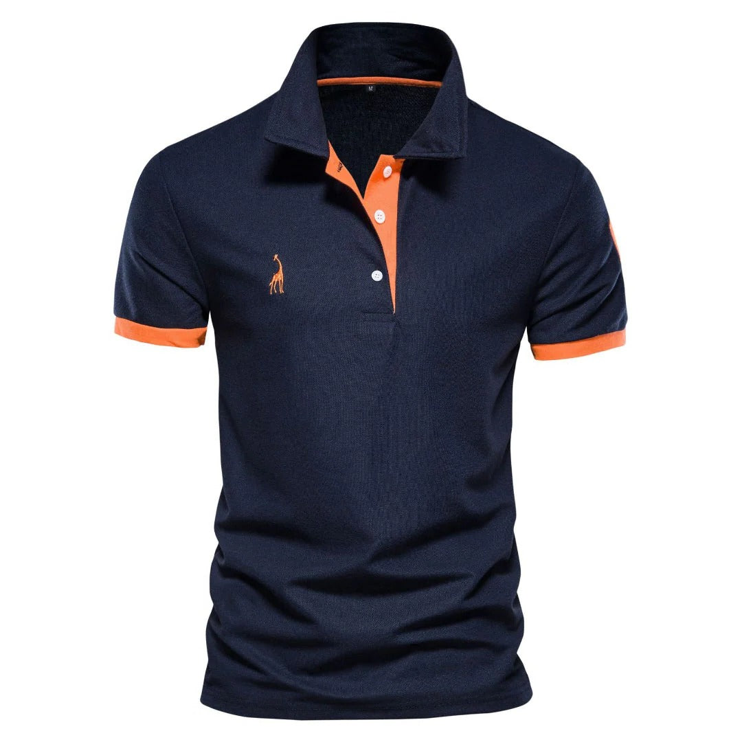 Street-Wave Mens Polo Shirt Classic Casual Design With Structured Collar For Everyday Wear
