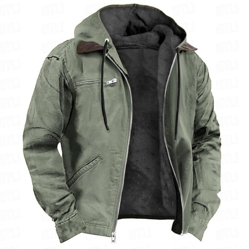 Street-Wave Men's Classic Hooded Winter Jacket For Warm Comfort And Everyday Travel