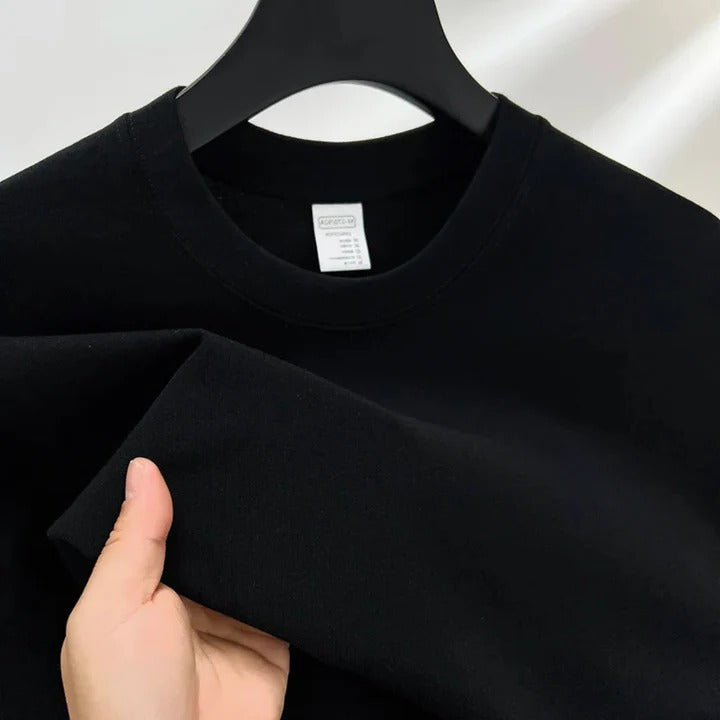 Street-Wave Mens Classic Crewneck T Shirt Relaxed Fit Comfortable Everyday Wardrobe Essential
