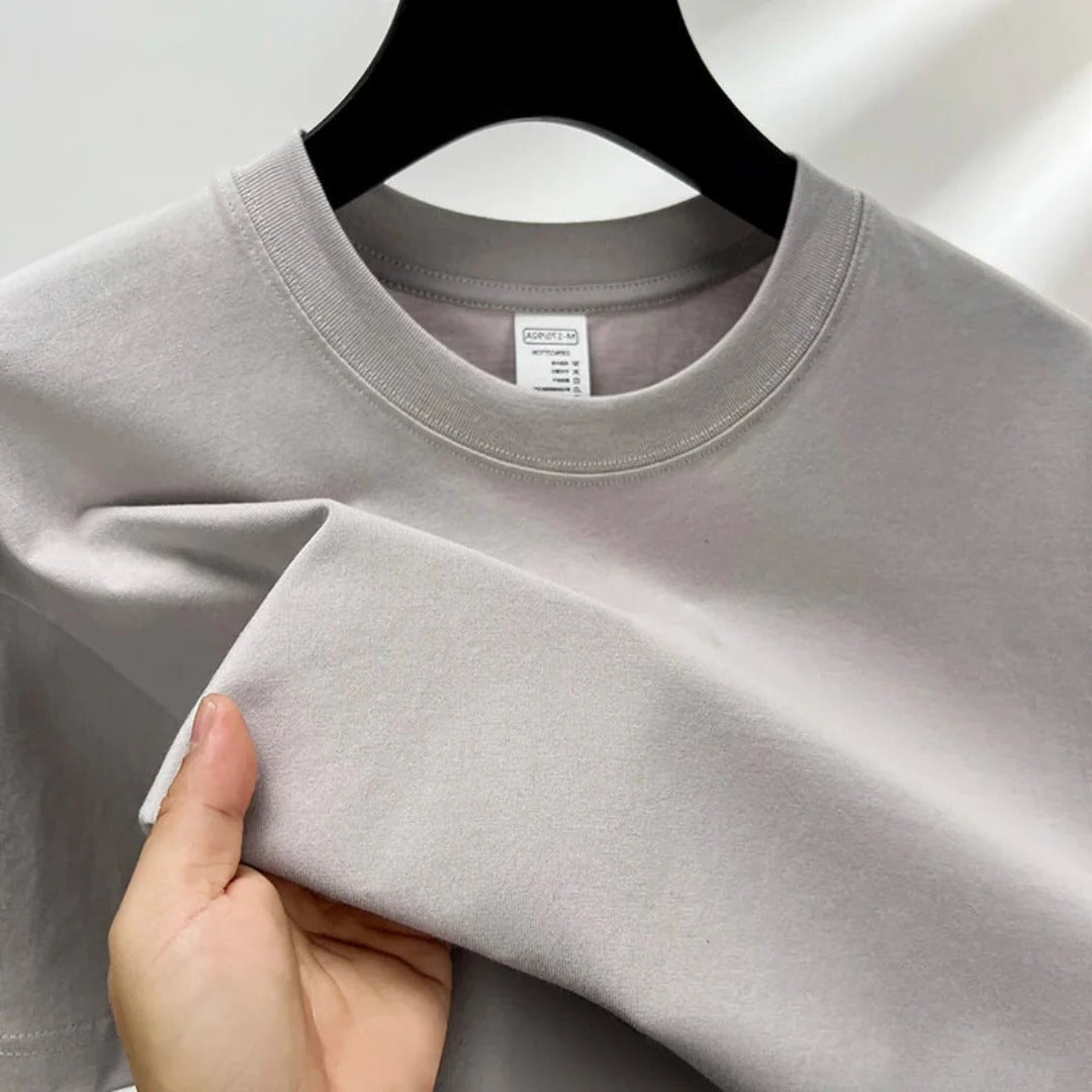 Street-Wave Mens Classic Crewneck T Shirt Relaxed Fit Comfortable Everyday Wardrobe Essential