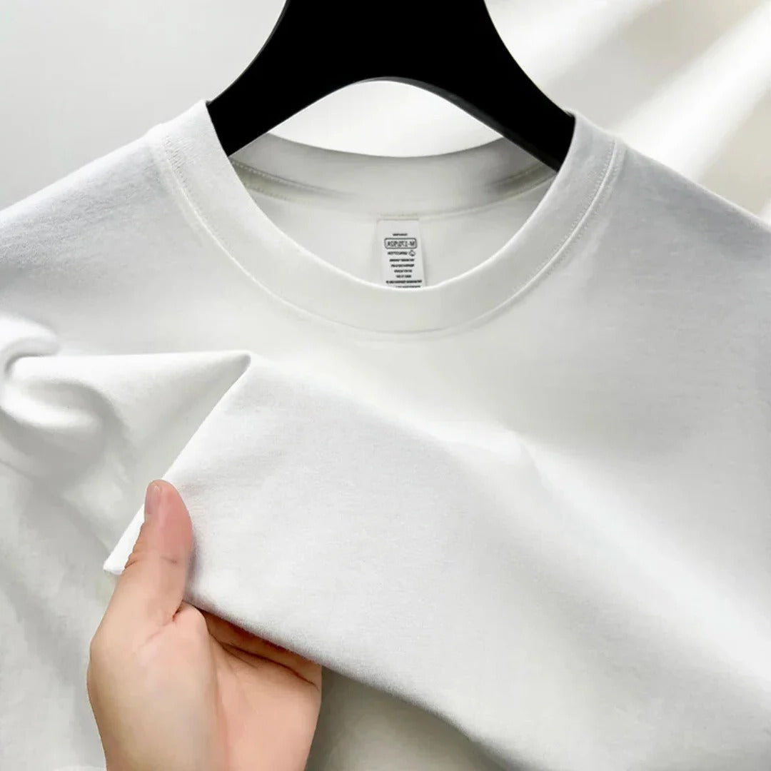 Street-Wave Mens Classic Crewneck T Shirt Relaxed Fit Comfortable Everyday Wardrobe Essential