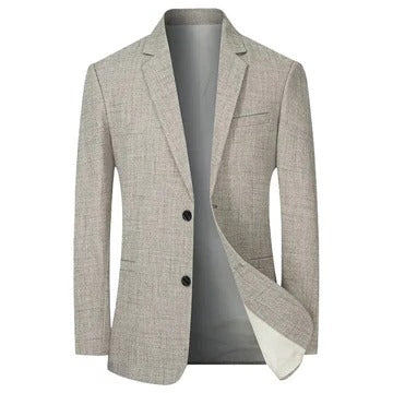 Street-Wave Mens Vintage Style Slim Fit Blazer Single Breasted Tailored For Formal And Smart Casual Wear