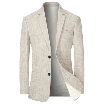 Street-Wave Mens Vintage Style Slim Fit Blazer Single Breasted Tailored For Formal And Smart Casual Wear