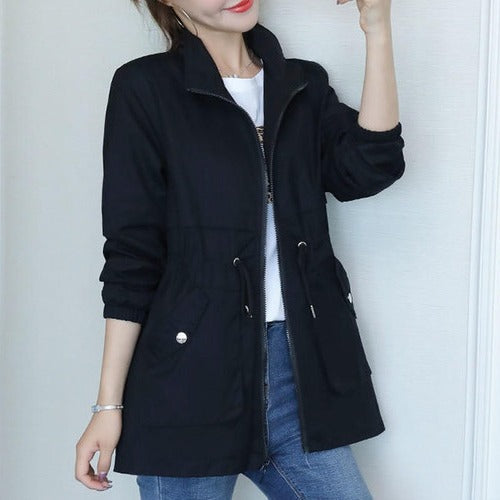 Street-Wave Lightweight Everyday Zip Jacket - Versatile Weather Ready Outer Layer For All Day Comfort