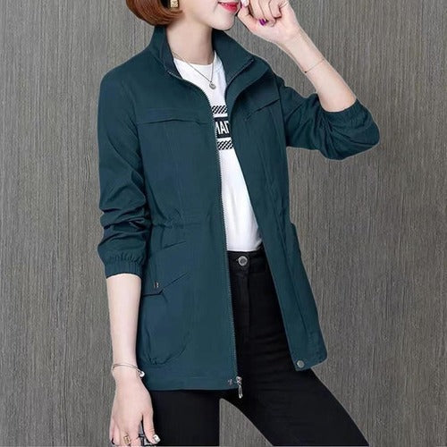 Street-Wave Lightweight Everyday Zip Jacket - Versatile Weather Ready Outer Layer For All Day Comfort