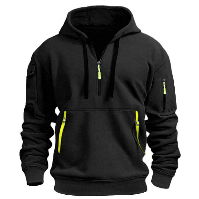 Streetwave Hooded Sweatshirt For Men With Pockets Urban Comfort And Modern Everyday Style