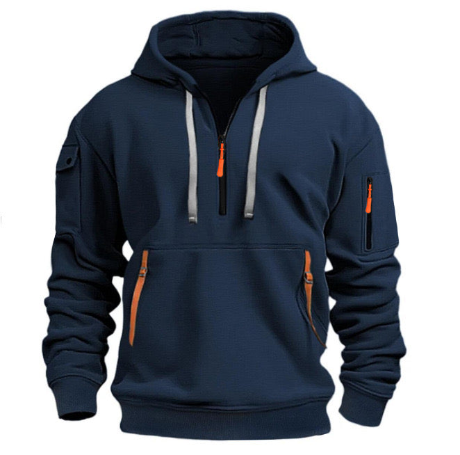 Streetwave Hooded Sweatshirt For Men With Pockets Urban Comfort And Modern Everyday Style