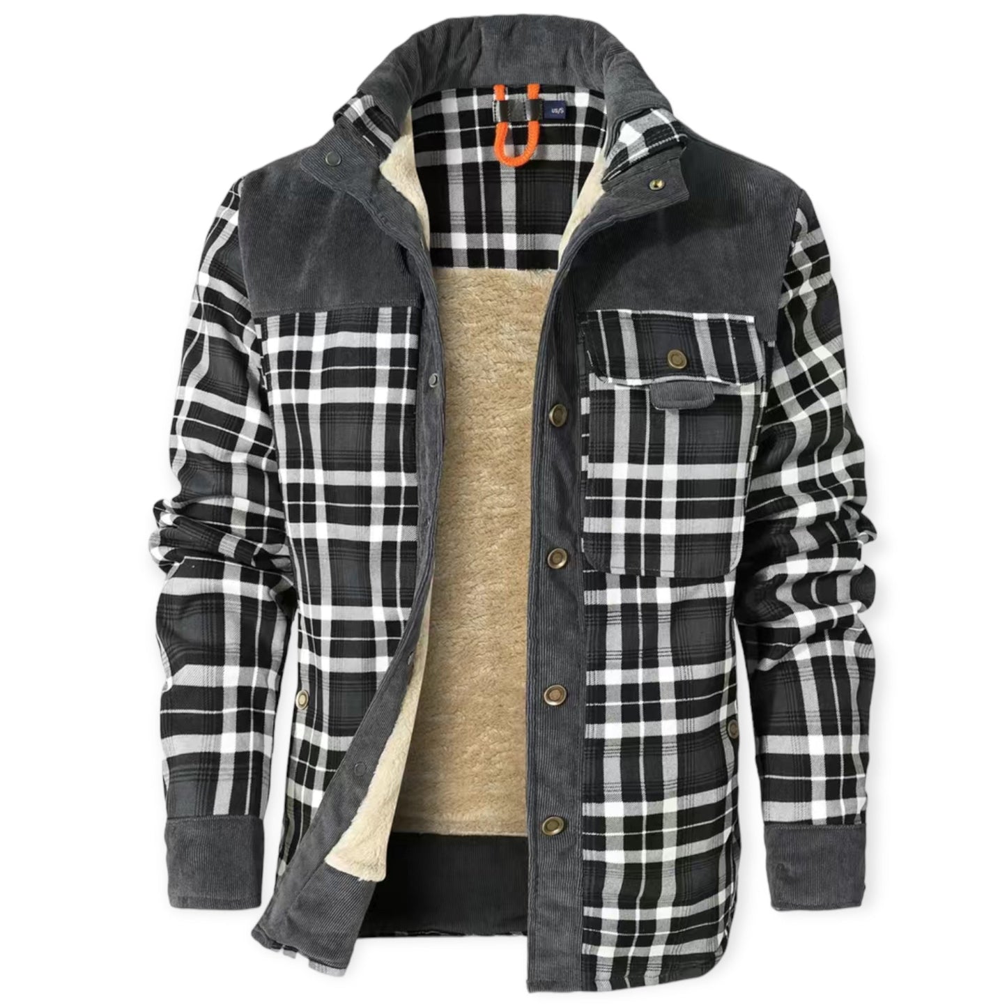 Street-wave Falia Plaid Winter Jacket for Women With Lightweight Warmth And Sherpa Lining