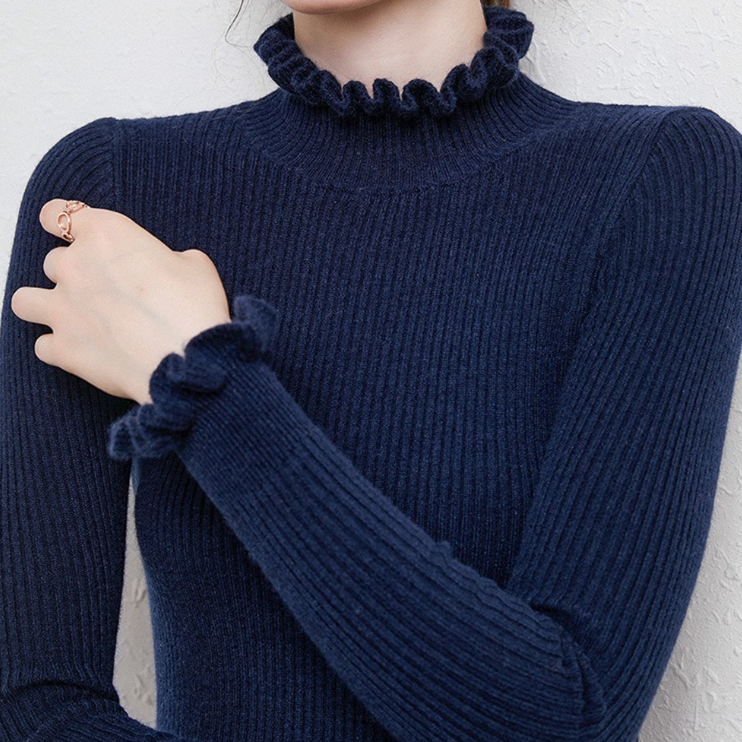 Street-Wave Cashmere Rollneck Sweater For Everyday Comfort And Luxurious Softness Premium Knit For Cold Weather