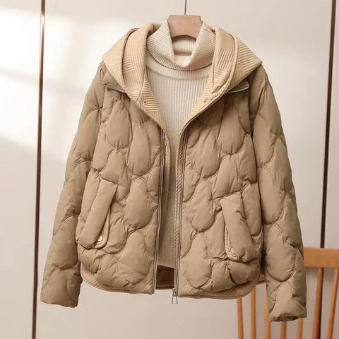 Street-Wave Puffer Jacket For Women Rain Ready Warmth With Luxurious Soft Lining