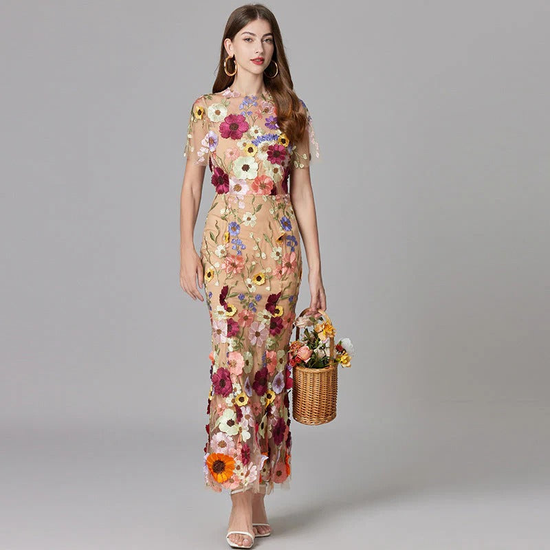 Women’s Sleeveless Floral Dress