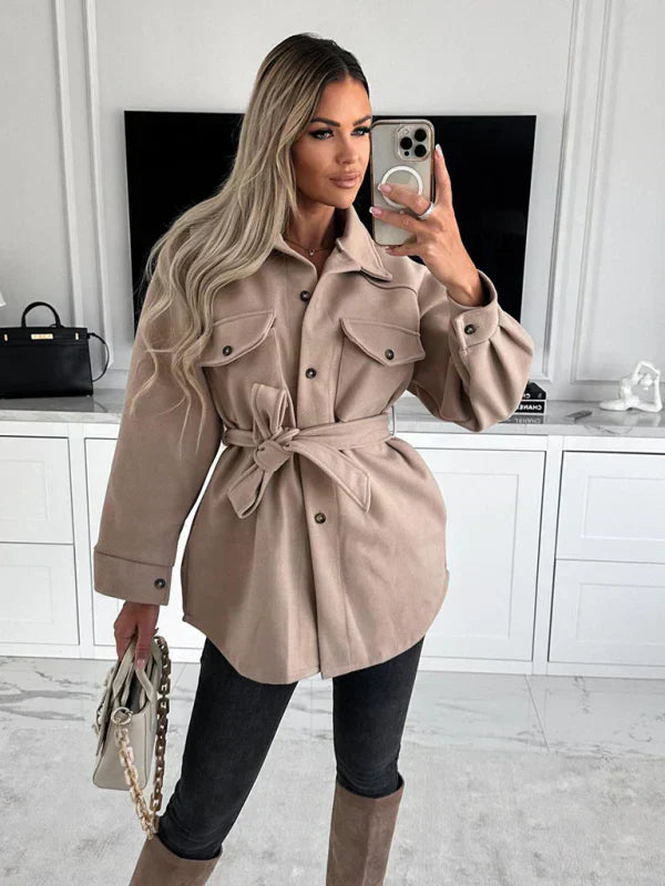 Street-wave Effortless Chic Women's Coat For Modern Style Seekers Premium Outerwear