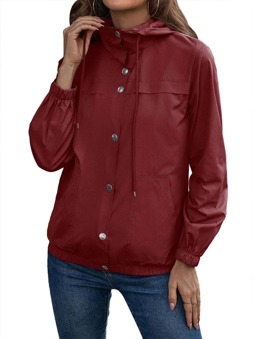 Street-Wave Women's Hoodie Jacket Autumn Edition With Adjustable Hood Relaxed Fit Layering Essential