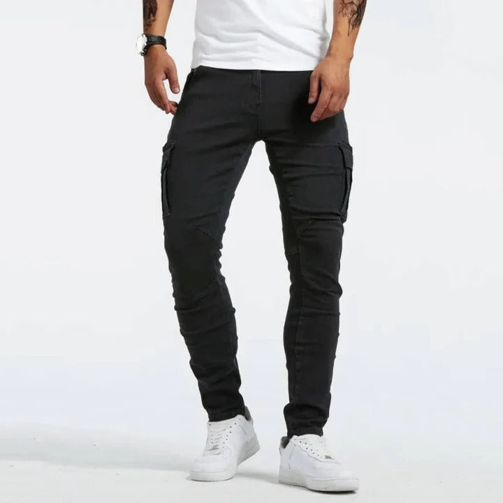 Stretchable Cargo Pants For Men With Multi Pocket Utility And Everyday Comfortable Fit Street-Wave