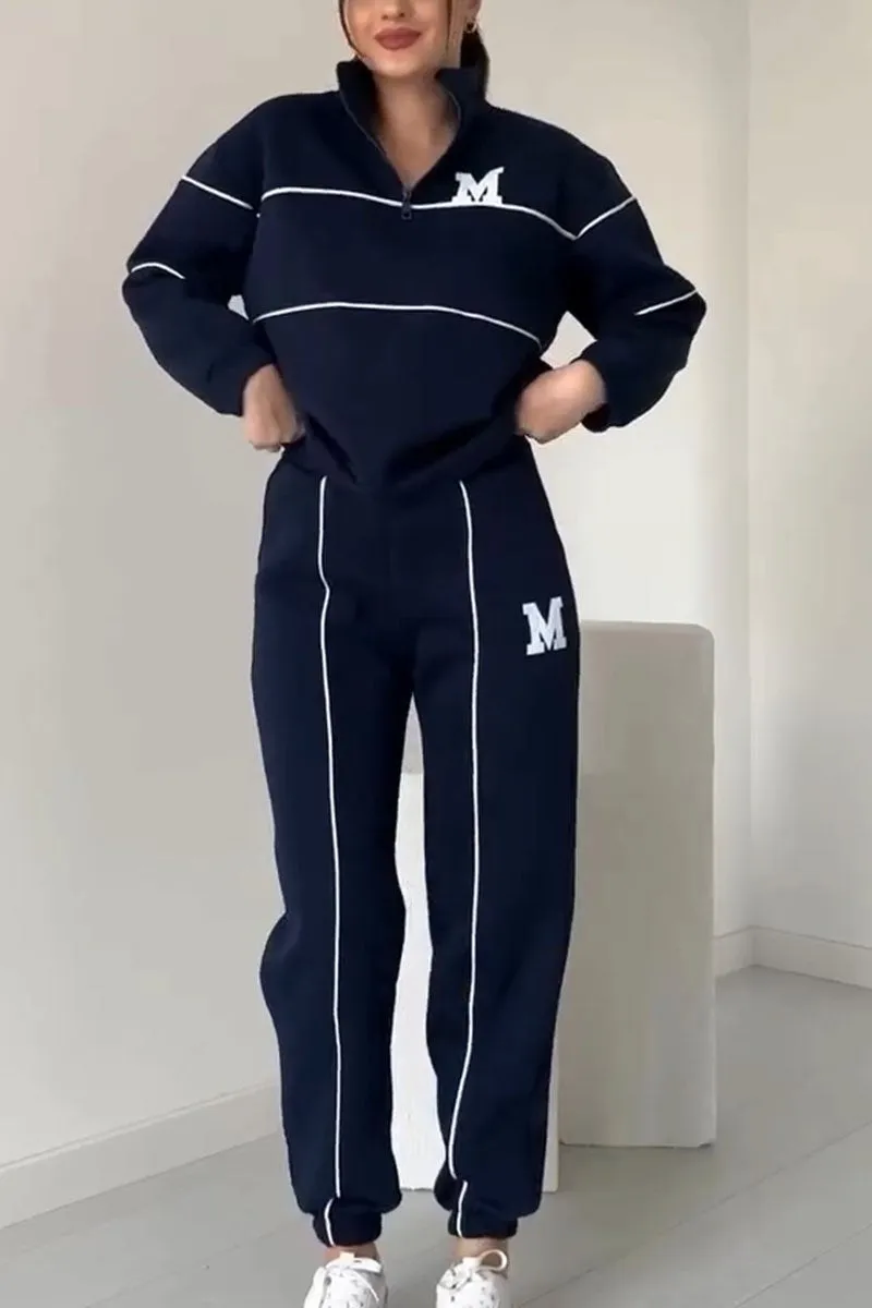 Street-wave White Tracksuit For Effortless Casual Comfort With Half Zip Sweatshirt Unisex Fashion