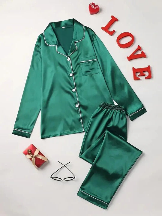 Street Wave Pajama Set For Women Soft Cozy Nightwear