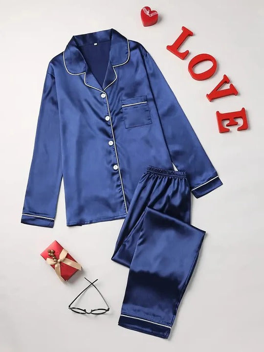 Street Wave Pajama Set For Women Soft Cozy Nightwear