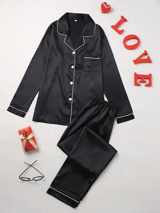 Street Wave Pajama Set For Women Soft Cozy Nightwear